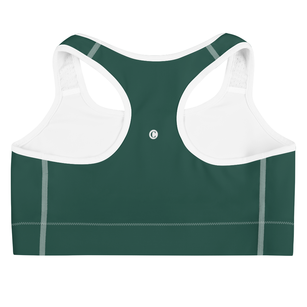 Michigan Upper Peninsula Sports Bra (w/ UP Outline ) | Laconic Green