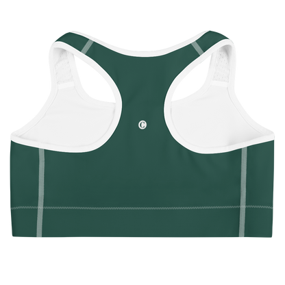 Michigan Upper Peninsula Sports Bra (w/ UP Outline ) | Laconic Green