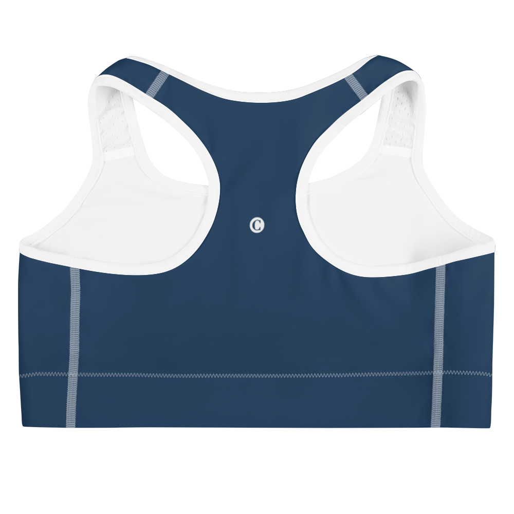 Michigan Upper Peninsula Sports Bra (w/ UP Outline ) | Navy