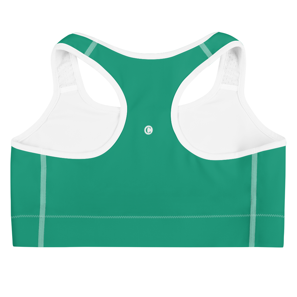 Michigan Upper Peninsula Sports Bra (w/ UP Outline ) | Emerald Green