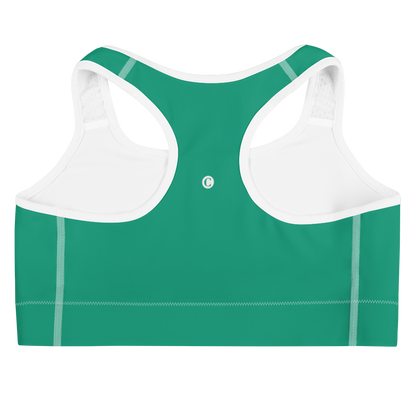 Michigan Upper Peninsula Sports Bra (w/ UP Outline ) | Emerald Green