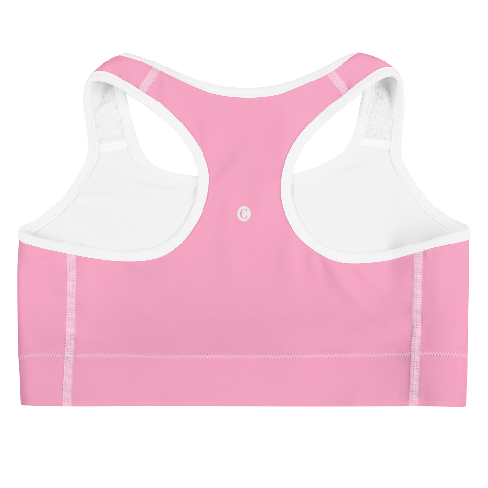 Michigan Upper Peninsula Sports Bra (w/ UP Outline ) | '67 Caddie Pink