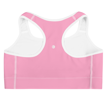 Michigan Upper Peninsula Sports Bra (w/ UP Outline ) | '67 Caddie Pink