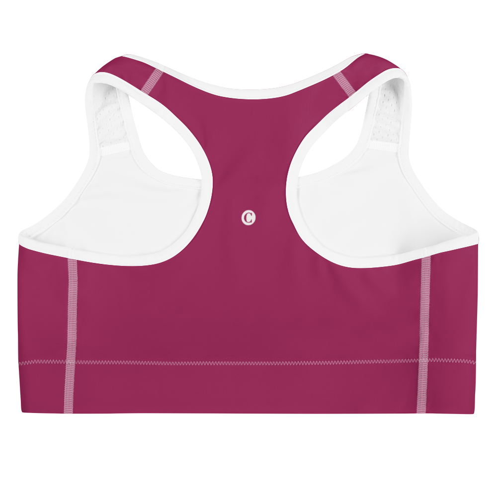 Michigan Upper Peninsula Sports Bra (w/ UP Outline ) | Ruby Red