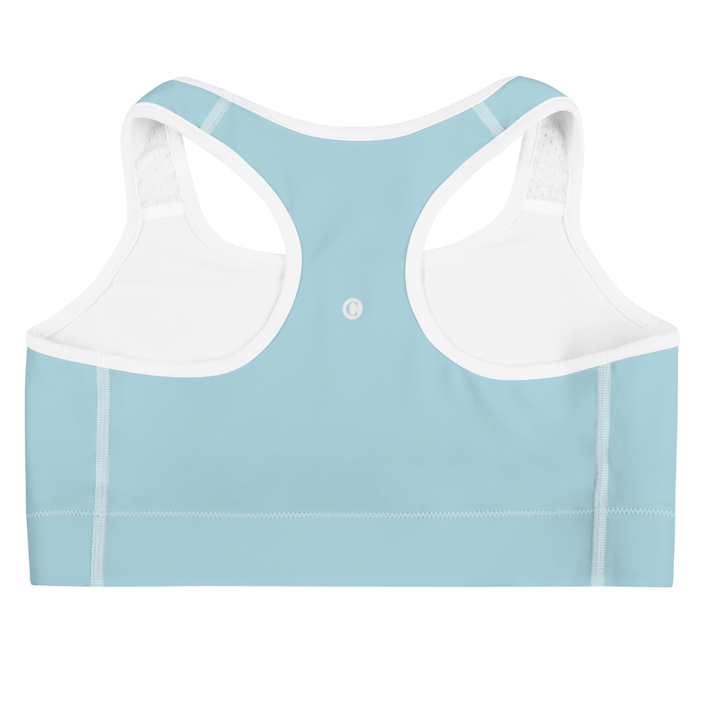 Michigan Upper Peninsula Sports Bra (w/ UP Outline ) | '58 Caddie Blue