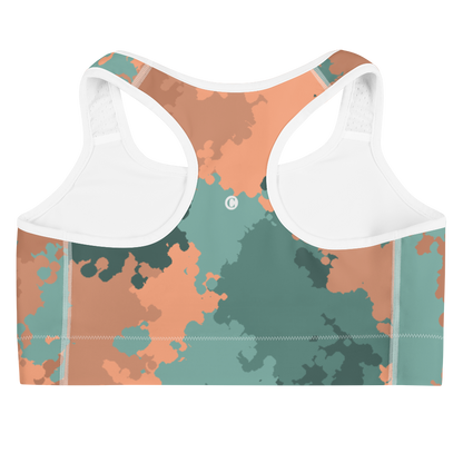 Michigan Upper Peninsula Sports Bra (w/ UP Outline) | Copper Country Camo