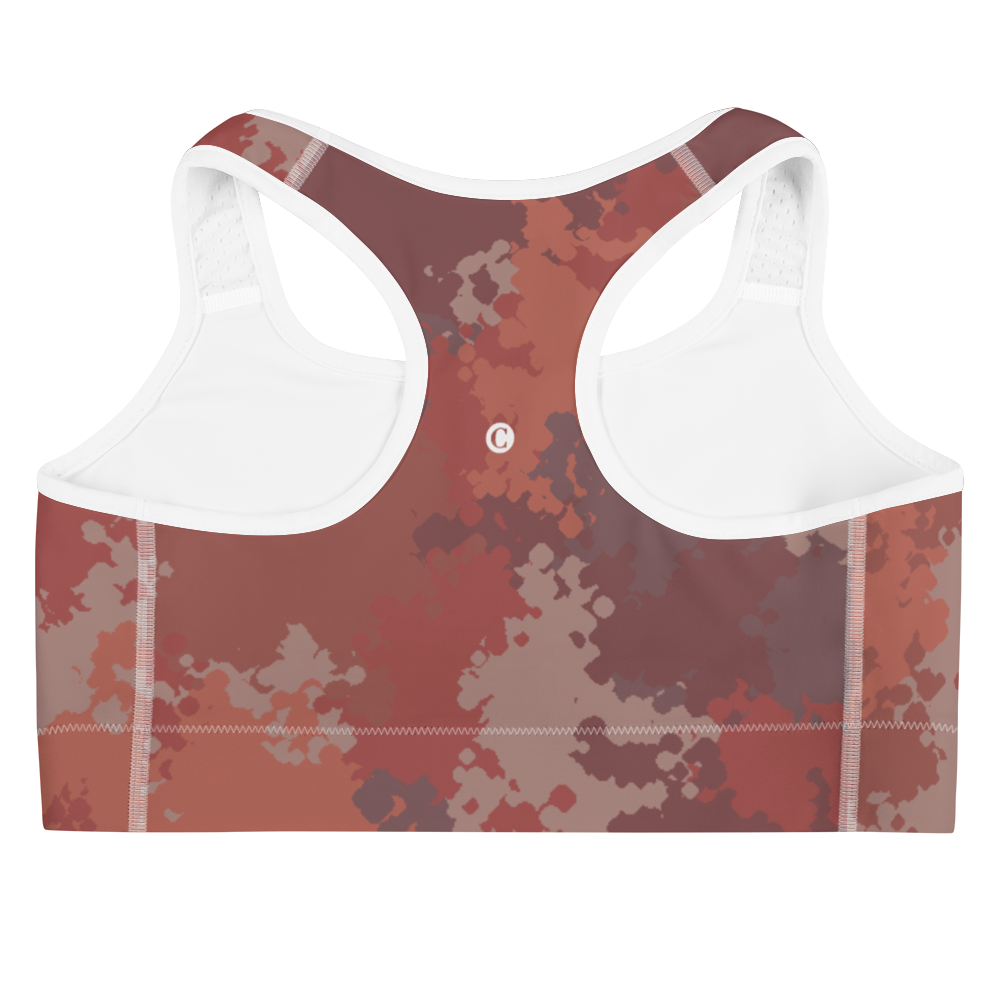 Michigan Upper Peninsula Sports Bra (w/ UP Outline) | Ore Dock Camo