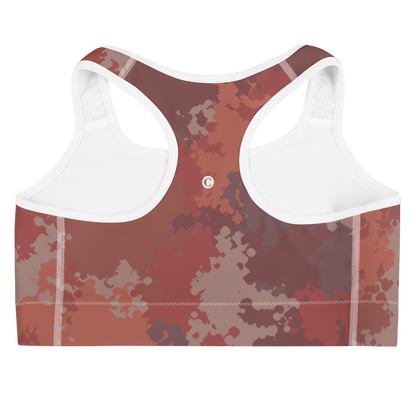 Michigan Upper Peninsula Sports Bra (w/ UP Outline) | Ore Dock Camo