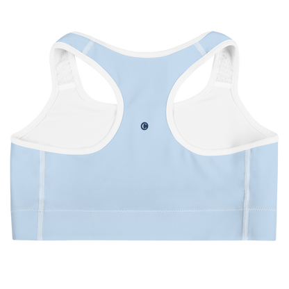 Michigan Upper Peninsula Sports Bra (w/ UP Outline) | Light Blue