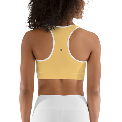 Michigan Upper Peninsula Sports Bra (w/ UP Outline) | Citrine