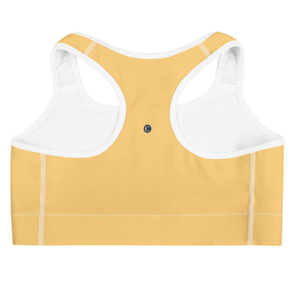 Michigan Upper Peninsula Sports Bra (w/ UP Outline) | Citrine