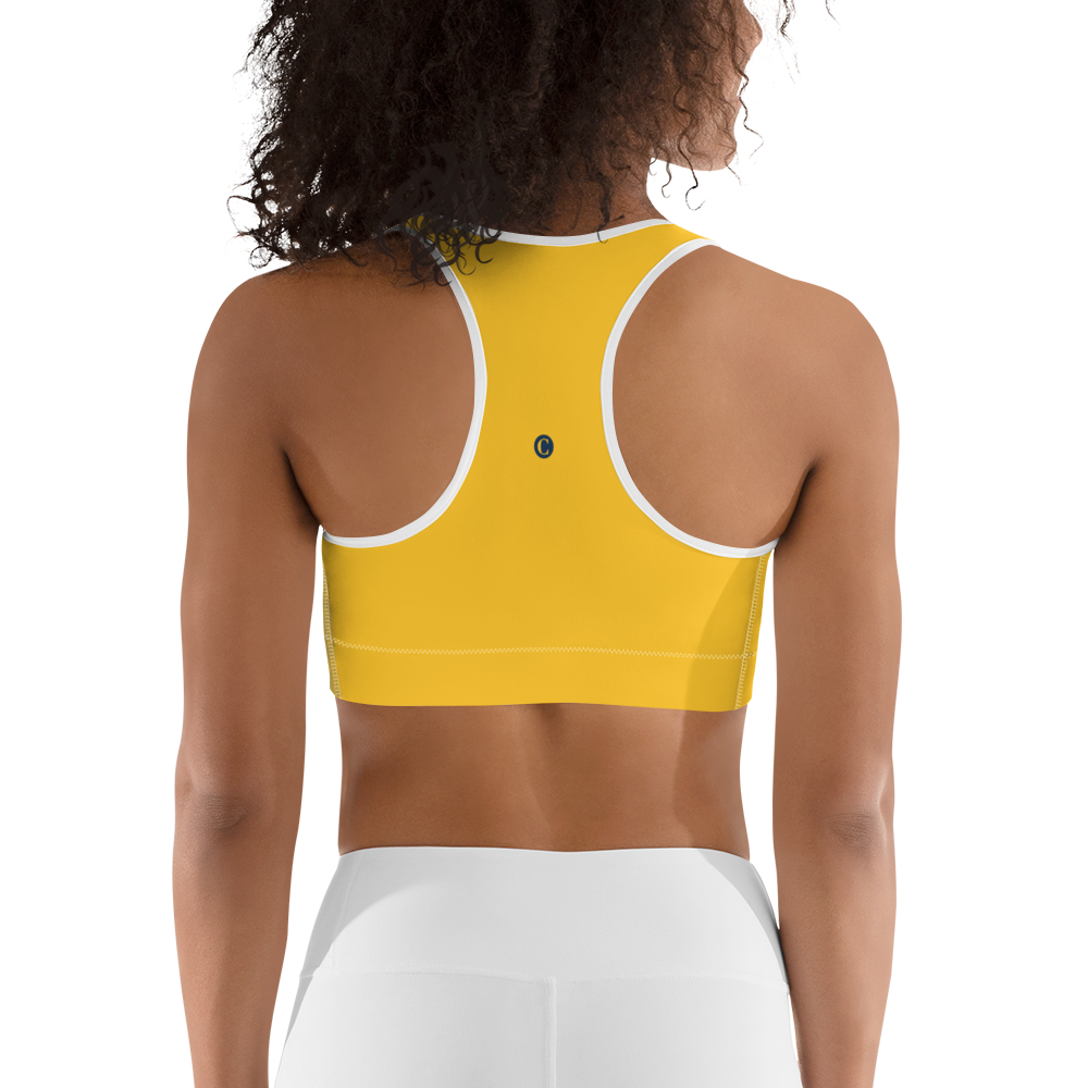 Michigan Upper Peninsula Sports Bra (w/ UP Outline) | Superior Gold