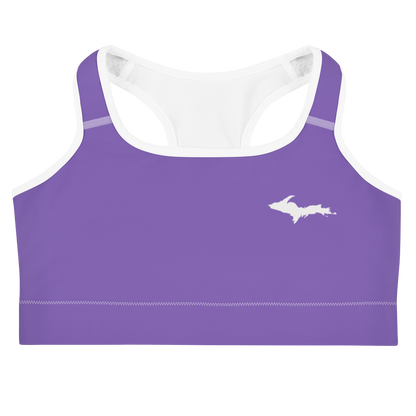 Michigan Upper Peninsula Sports Bra (w/ UP Outline ) | Lake Iris