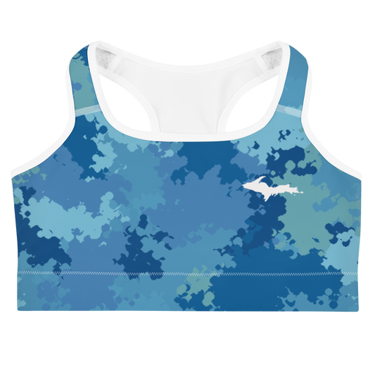 Michigan Upper Peninsula Sports Bra (w/ UP Outline) | Great Lakes