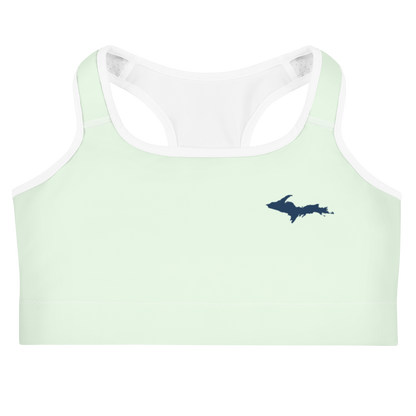 Michigan Upper Peninsula Sports Bra (w/ UP Outline) | Dew Green