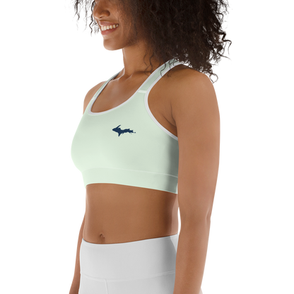 Michigan Upper Peninsula Sports Bra (w/ UP Outline) | Dew Green