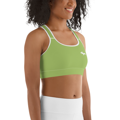 Michigan Upper Peninsula Sports Bra (w/ UP Outline) | Gooseberry Green