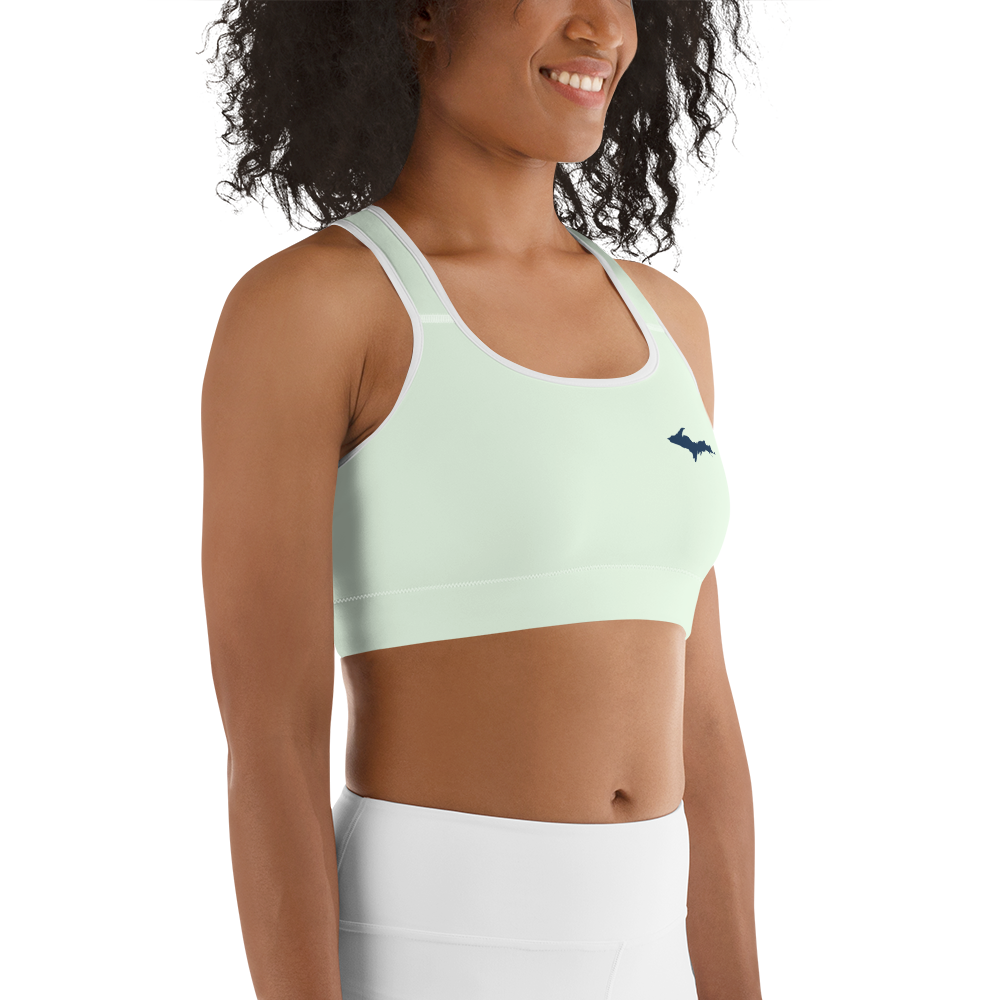 Michigan Upper Peninsula Sports Bra (w/ UP Outline) | Dew Green