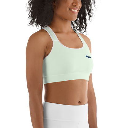 Michigan Upper Peninsula Sports Bra (w/ UP Outline) | Dew Green