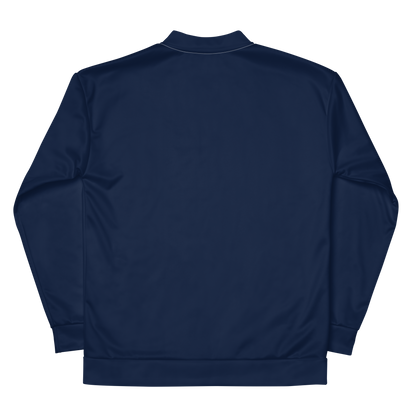 Michigan Upper Peninsula Bomber Jacket (Navy w/ Copper UP Outline)