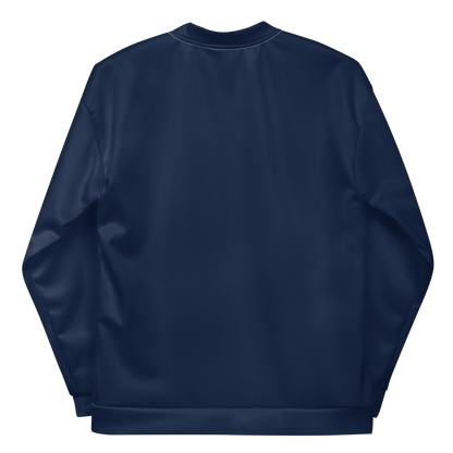 Michigan Upper Peninsula Bomber Jacket (Navy w/ Copper UP Outline)