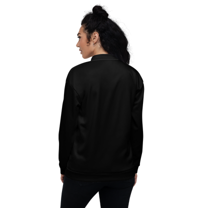 Michigan Upper Peninsula Bomber Jacket (w/ Copper UP Outline) | Black