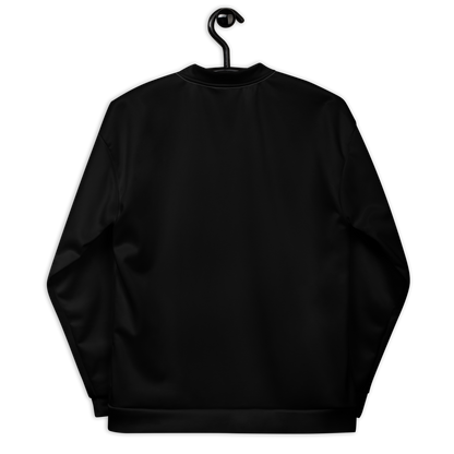 Michigan Upper Peninsula Bomber Jacket (w/ Copper UP Outline) | Black