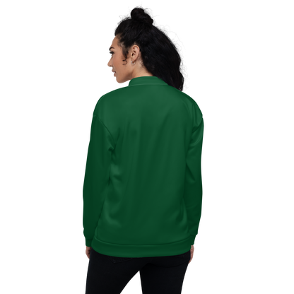 Michigan Upper Peninsula Bomber Jacket (w/ Copper UP Outline) | Green