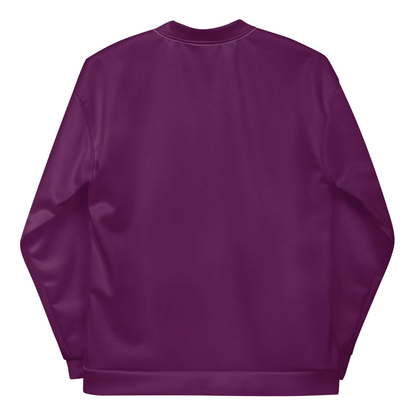 Michigan Upper Peninsula Bomber Jacket (w/ Large Copper UP Outline) | Tyrian Purple