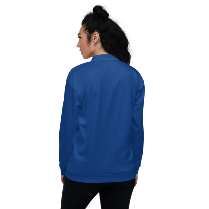 Michigan Upper Peninsula Bomber Jacket (w/ Large UP Outline) | Dearborn Blue