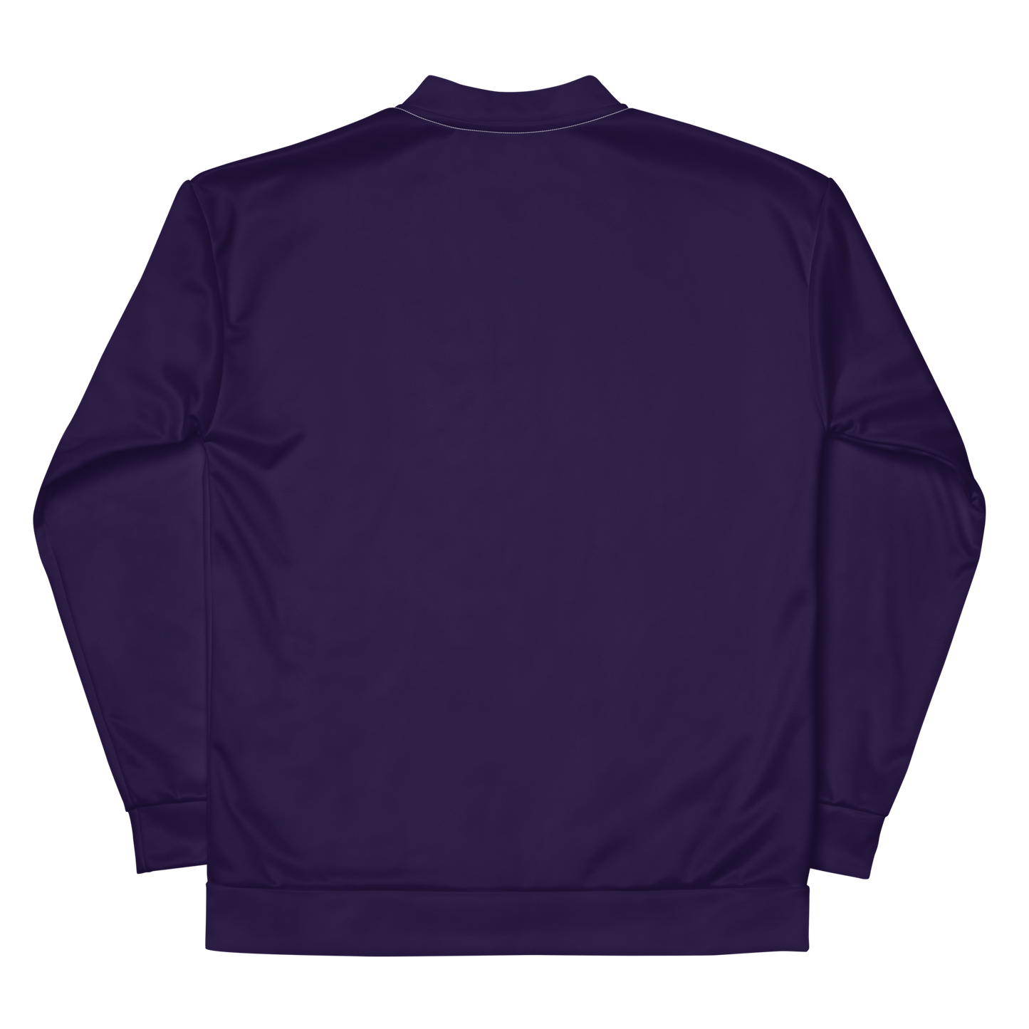 Michigan Upper Peninsula Bomber Jacket (w/ Large UP USA Flag Outline) | Blackcurrant Color