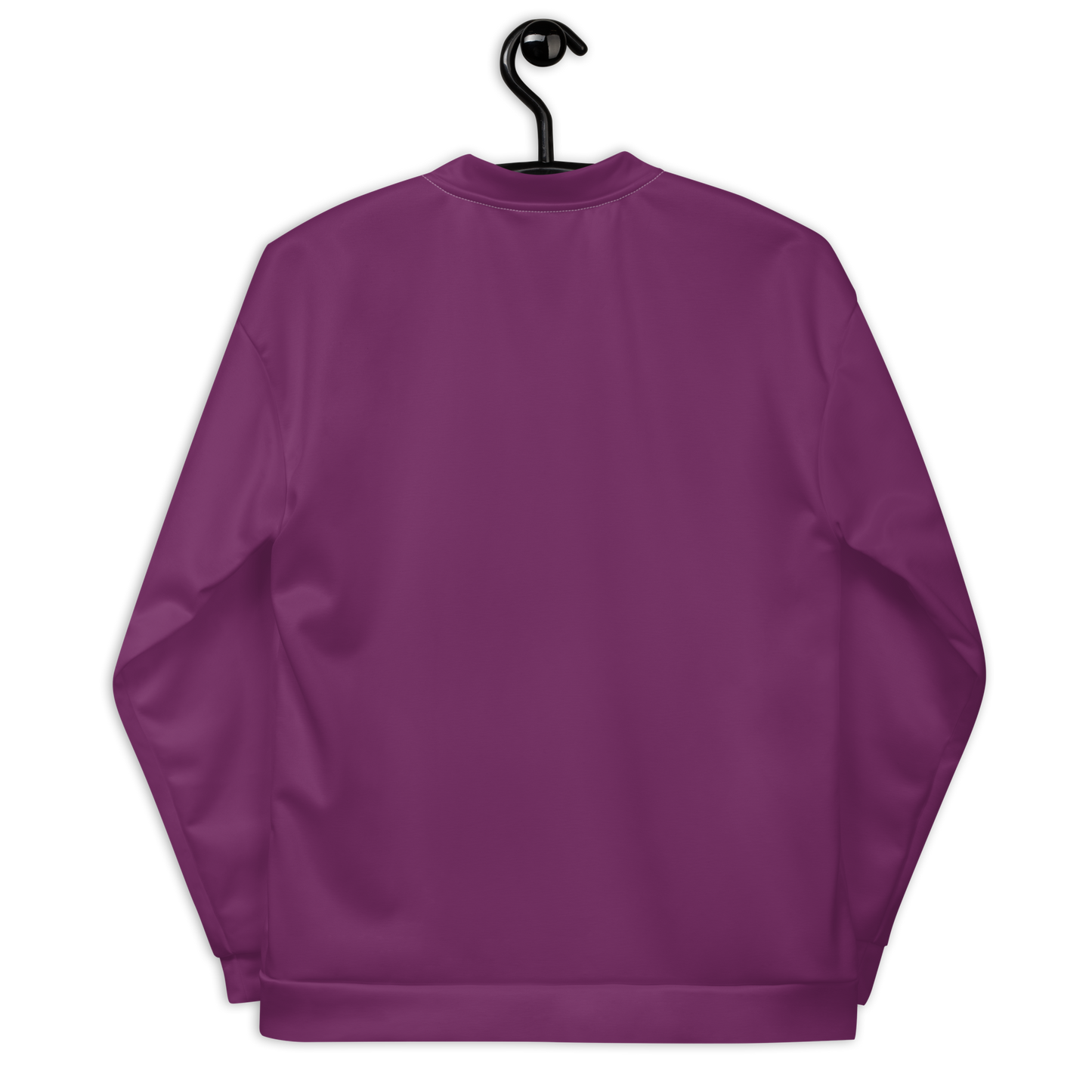 Michigan Upper Peninsula Bomber Jacket (w/ Large Pink UP Outline) | Plum