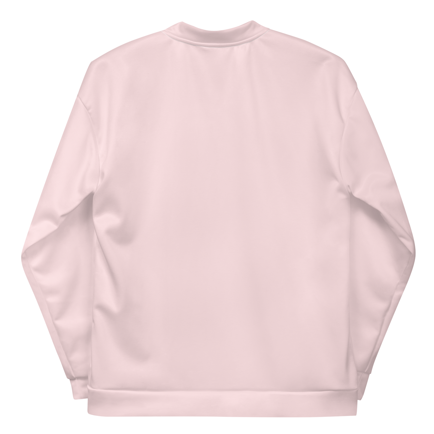 Michigan Upper Peninsula Bomber Jacket (w/ Large Pink UP Outline) | Pale Pink