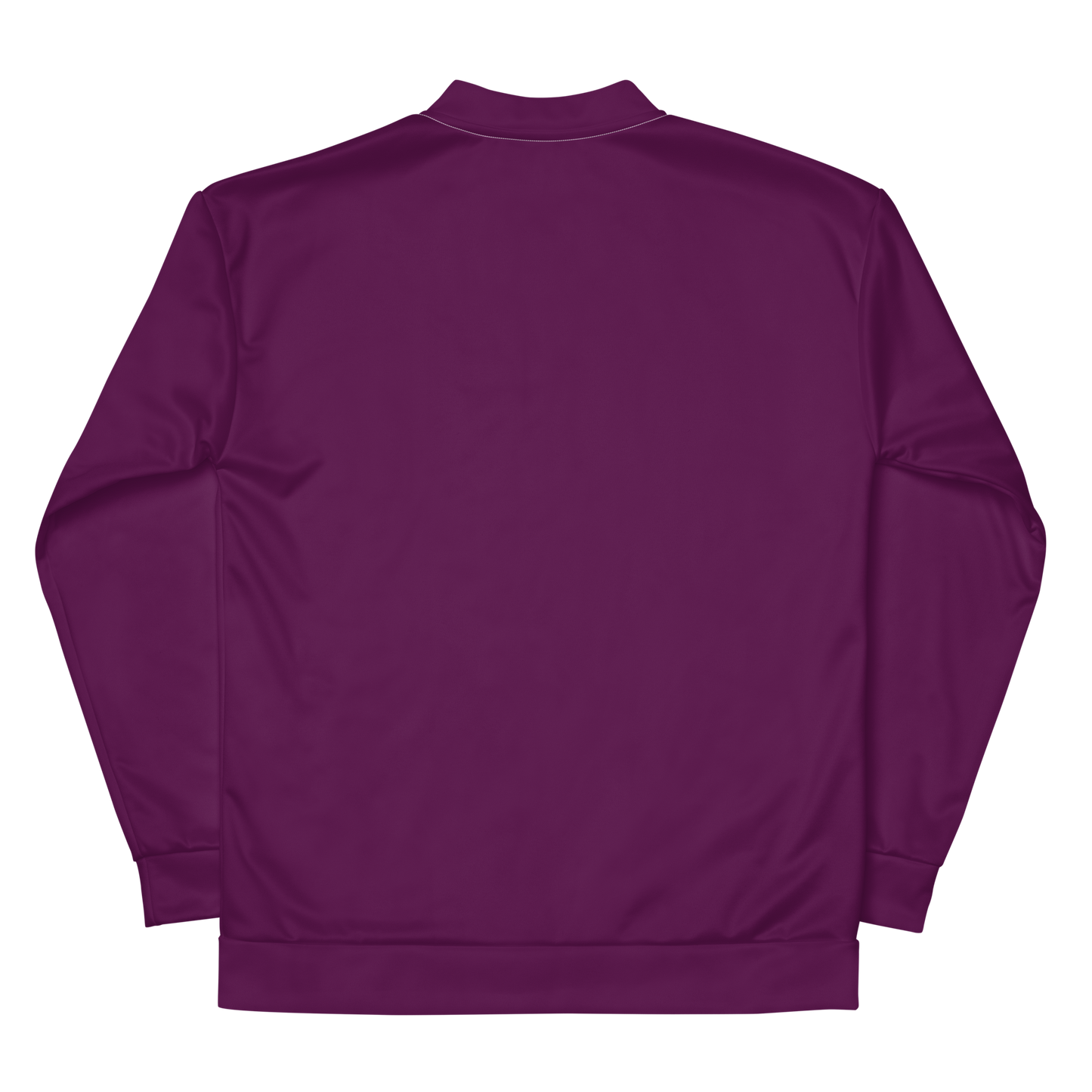 Michigan Upper Peninsula Bomber Jacket (w/ Large Gold UP Outline) | Tyrian Purple