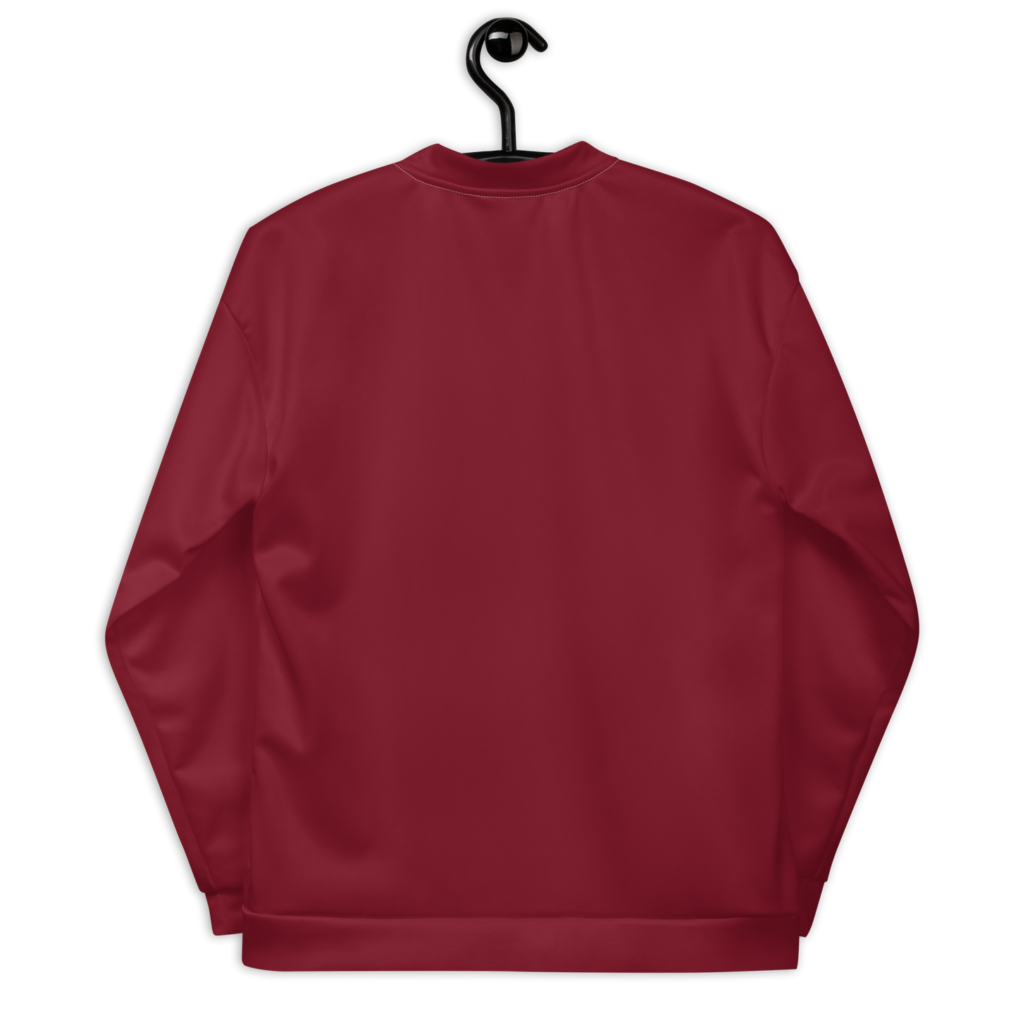 Michigan Upper Peninsula Bomber Jacket (w/ Large Gold UP Outline) | Burgandy