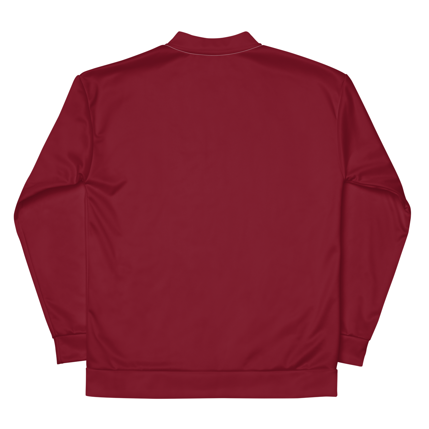 Michigan Upper Peninsula Bomber Jacket (w/ Large Gold UP Outline) | Burgandy