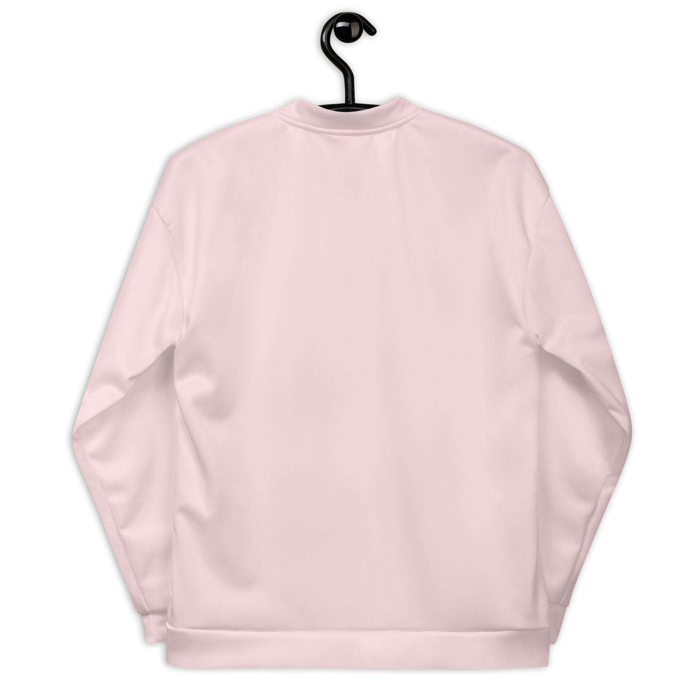 Michigan Upper Peninsula Bomber Jacket (w/ Large Azure UP Outline) | Pale Pink