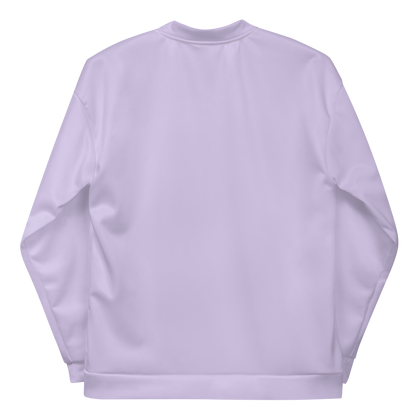 Michigan Upper Peninsula Bomber Jacket (w/ Large Azure UP Outline) | Lavender