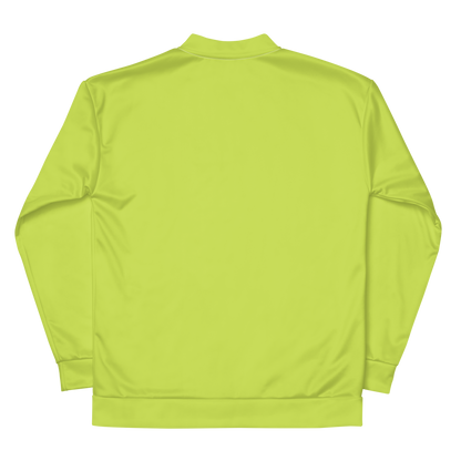 Michigan Upper Peninsula Bomber Jacket (w/ Large Green UP Outline) | Gooseberry Green