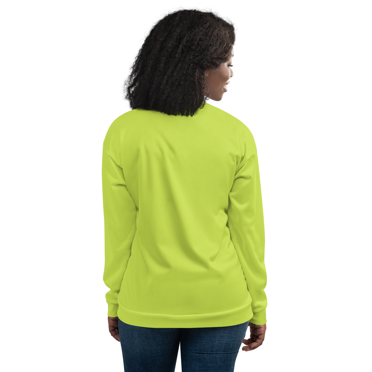 Michigan Upper Peninsula Bomber Jacket (w/ Large Green UP Outline) | Gooseberry Green