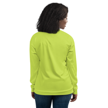 Michigan Upper Peninsula Bomber Jacket (w/ Large Green UP Outline) | Gooseberry Green