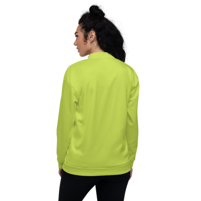 Michigan Upper Peninsula Bomber Jacket (w/ Large Green UP Outline) | Gooseberry Green