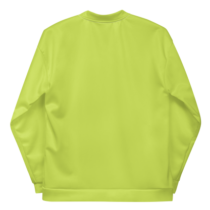 Michigan Upper Peninsula Bomber Jacket (w/ Large Green UP Outline) | Gooseberry Green