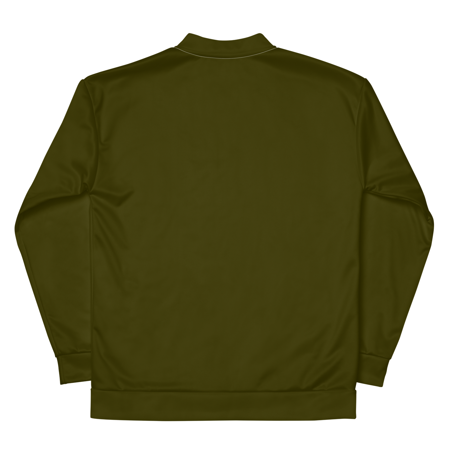 Michigan Upper Peninsula Bomber Jacket (w/ Large Orange UP Outline) | Military Green