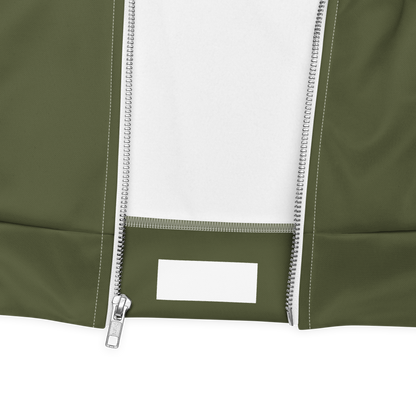 Michigan Upper Peninsula Bomber Jacket (w/ Copper UP Outline) | Army Green