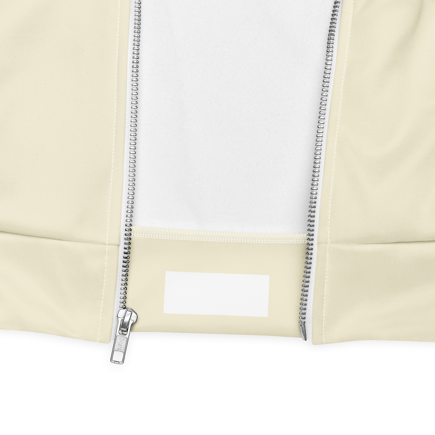 Michigan Upper Peninsula Bomber Jacket (w/ Large Azure UP Outline) | Ivory White