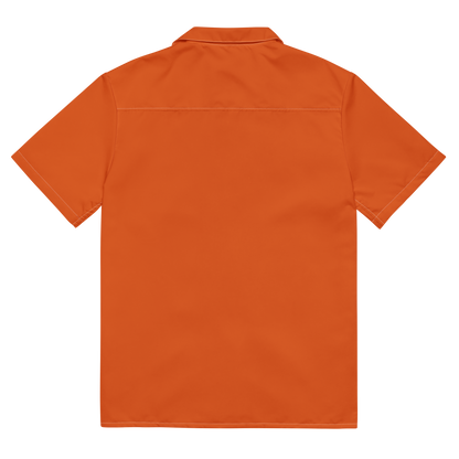 Great Lakes Button Shirt | Maple Leaf Orange