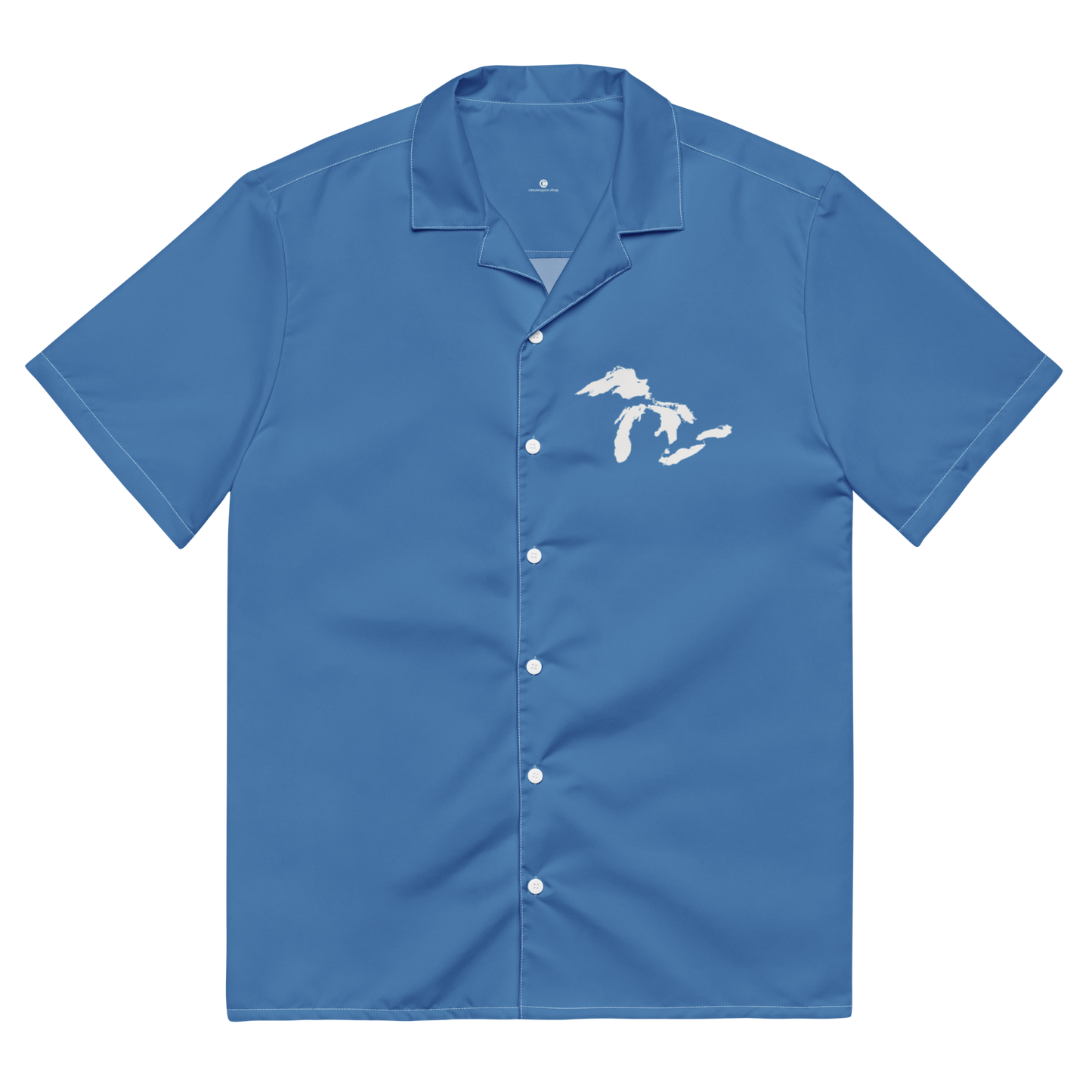 Great Lakes Button Shirt | Superior Blue