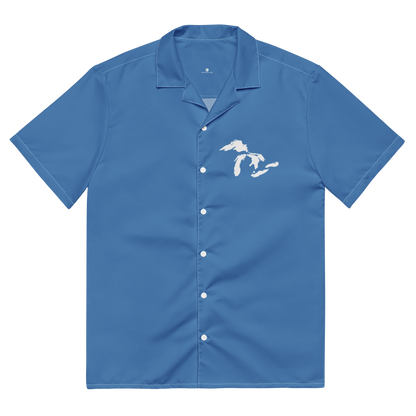 Great Lakes Button Shirt | Superior Blue