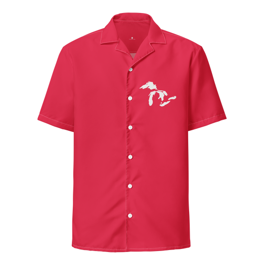 Great Lakes Button Shirt | Lighthouse Red